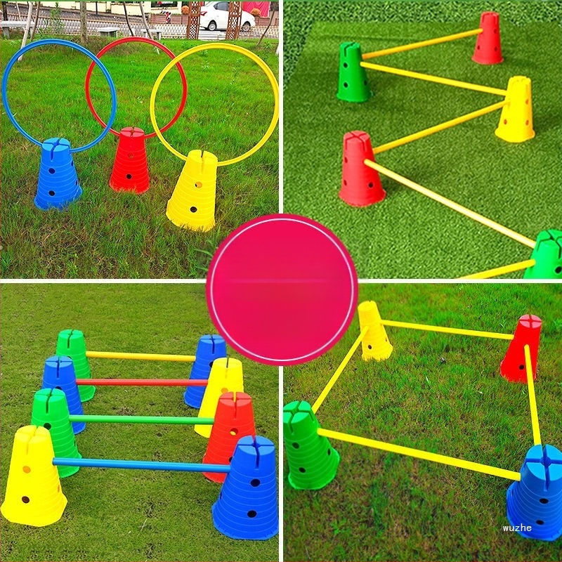 Sensorinės integracijos treniravimo priemonės: su skylėmis kibiras su plokščiu viršumi, vaikų įranga – Prekės ženklas: wuzhe; Medžiaga: Kita; Tinkamas sportas: Futbolas