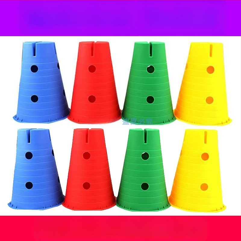 Sensorinės integracijos treniravimo priemonės: su skylėmis kibiras su plokščiu viršumi, vaikų įranga – Prekės ženklas: wuzhe; Medžiaga: Kita; Tinkamas sportas: Futbolas