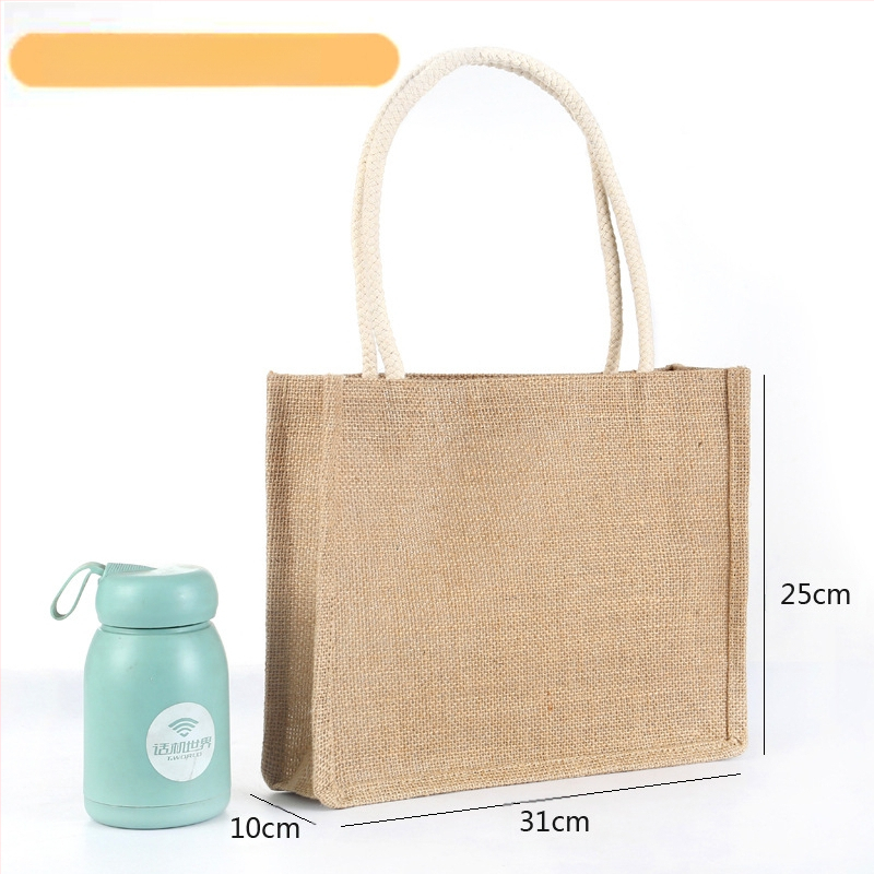 Juto pirkinių krepšys – atspari vandeniui, didelė talpa, ekologiška, pritaikoma