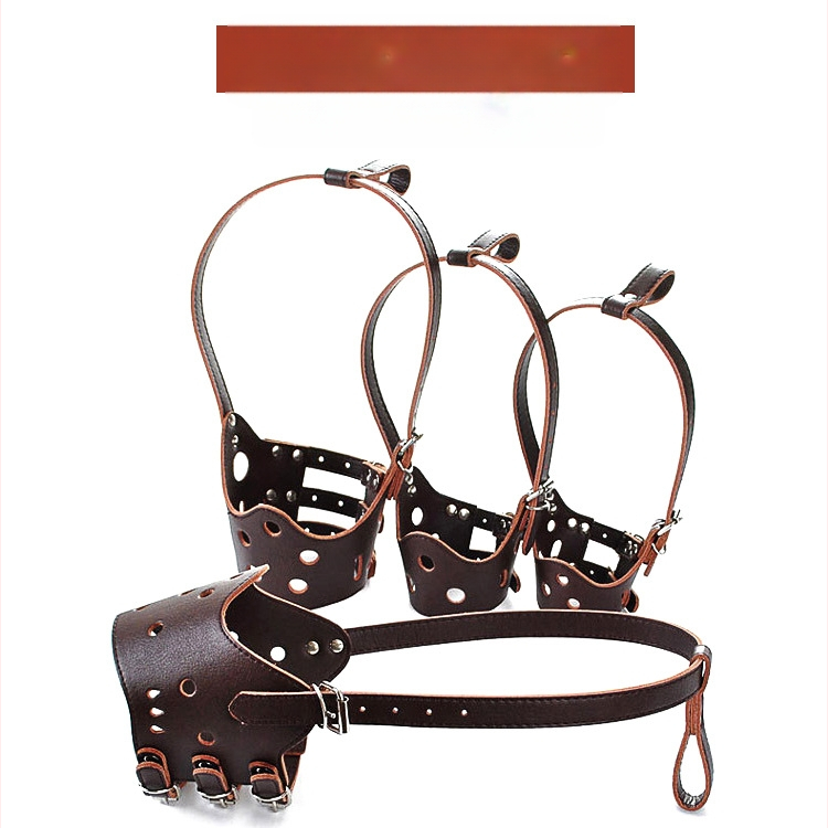 Odinė šunų snukio kaukė su antiįkandimo ir anti-laužymo funkcijomis, užkerta kelią chaotiškam valgymui