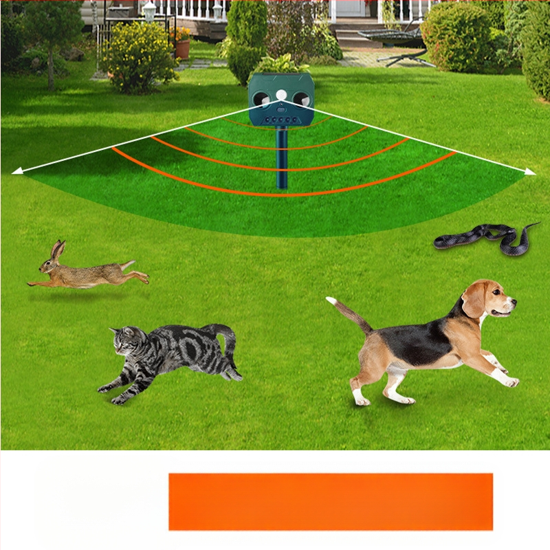 Saulės energijos ultragarso atbaidytuvą graužikams, kvadratinis dizainas, 5.5, 400-1000, 2