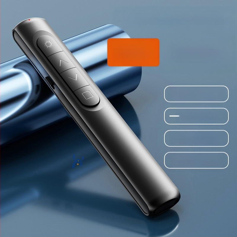 Xinlin PPT писалка за превъртане на страници с лазерен указател, зареждаща, ABS корпус, универсална съвместимост, лого отпечатано