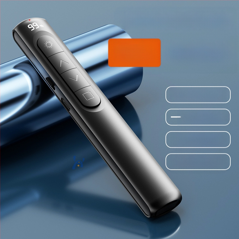 Xinlin PPT писалка за превъртане на страници с лазерен указател, зареждаща, ABS корпус, универсална съвместимост, лого отпечатано