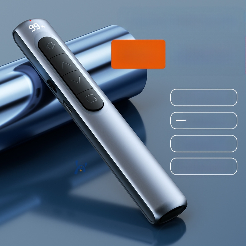 Xinlin PPT писалка за превъртане на страници с лазерен указател, зареждаща, ABS корпус, универсална съвместимост, лого отпечатано