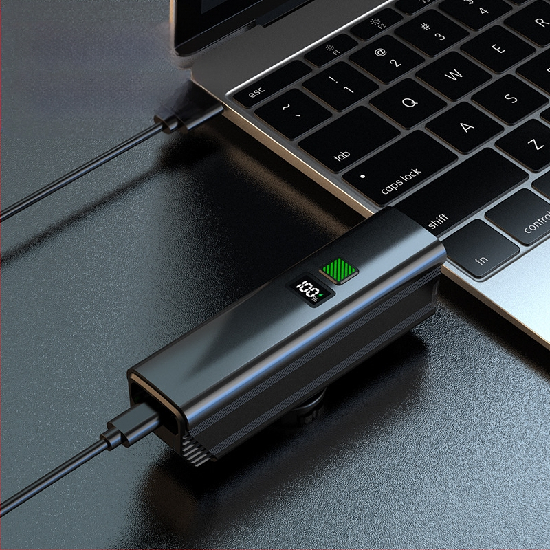 Priekinis dviračio žibintas naktiniam važiavimui – 10W LED, baterija 3000–4500 mAh, maitinamas baterija, diapazonas iki 50 m, įkroviklis įtrauktas