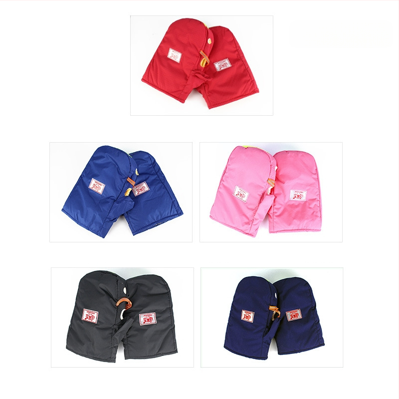 Naidun bao Zimné rukavice na riadidlá pre elektrické vozidlá, nepremokavé a teplé