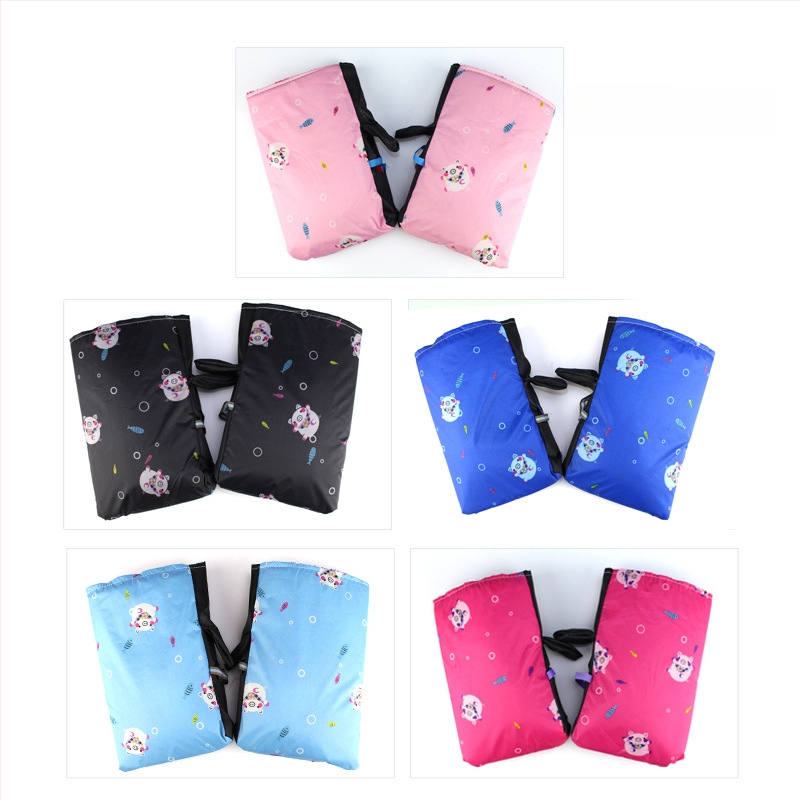 Naidun bao Zimné rukavice na riadidlá pre elektrické vozidlá, nepremokavé a teplé