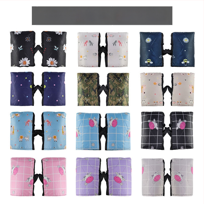 Naidun bao Zimné rukavice na riadidlá pre elektrické vozidlá, nepremokavé a teplé