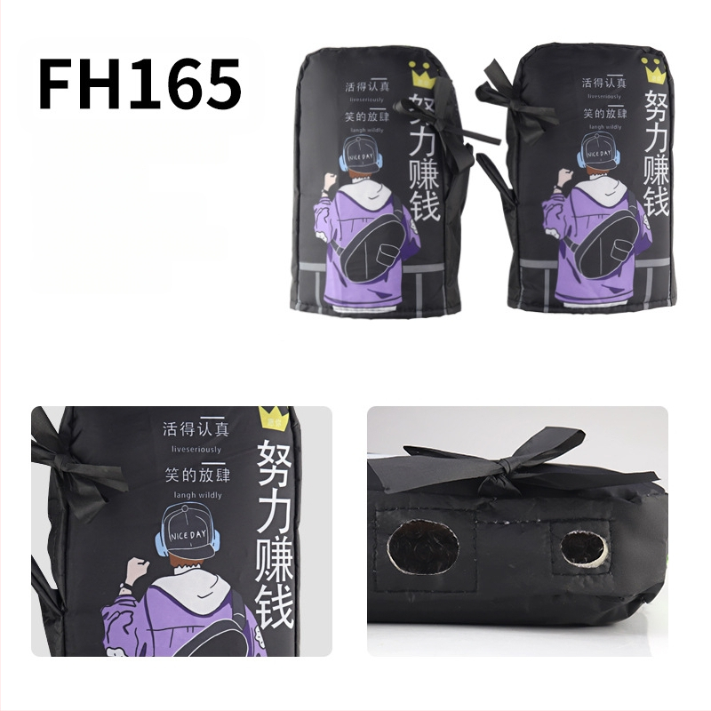 Naidun bao Zimné rukavice na riadidlá pre elektrické vozidlá, nepremokavé a teplé