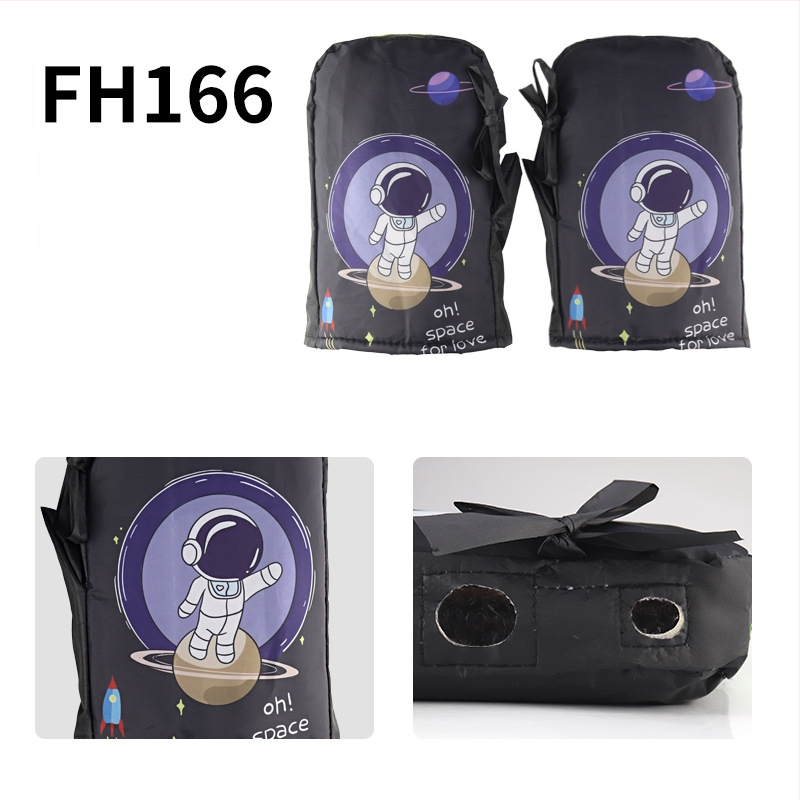 Naidun bao Zimné rukavice na riadidlá pre elektrické vozidlá, nepremokavé a teplé