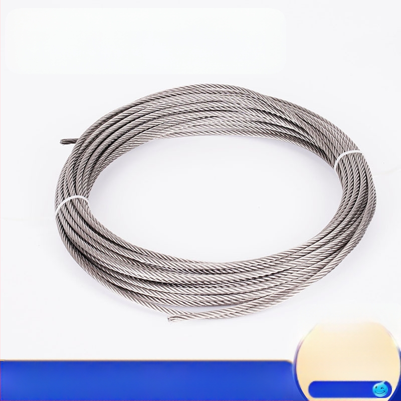 304 неръждаема стомана въже за повдигане — двойно усукване, Siro lay, дясно завъртане, якост на опън 1570 MPa