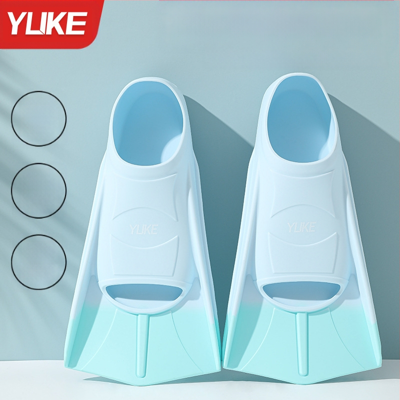 Възрастни силиконови плавателни лопатки Yuke – за свободно плуване и тренировки по гребане, без персонализация