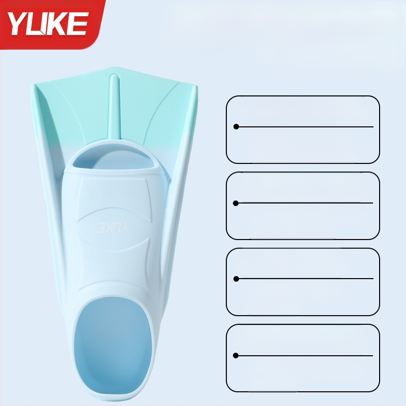 Възрастни силиконови плавателни лопатки Yuke – за свободно плуване и тренировки по гребане, без персонализация