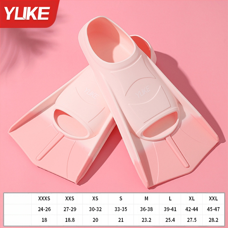 Възрастни силиконови плавателни лопатки Yuke – за свободно плуване и тренировки по гребане, без персонализация