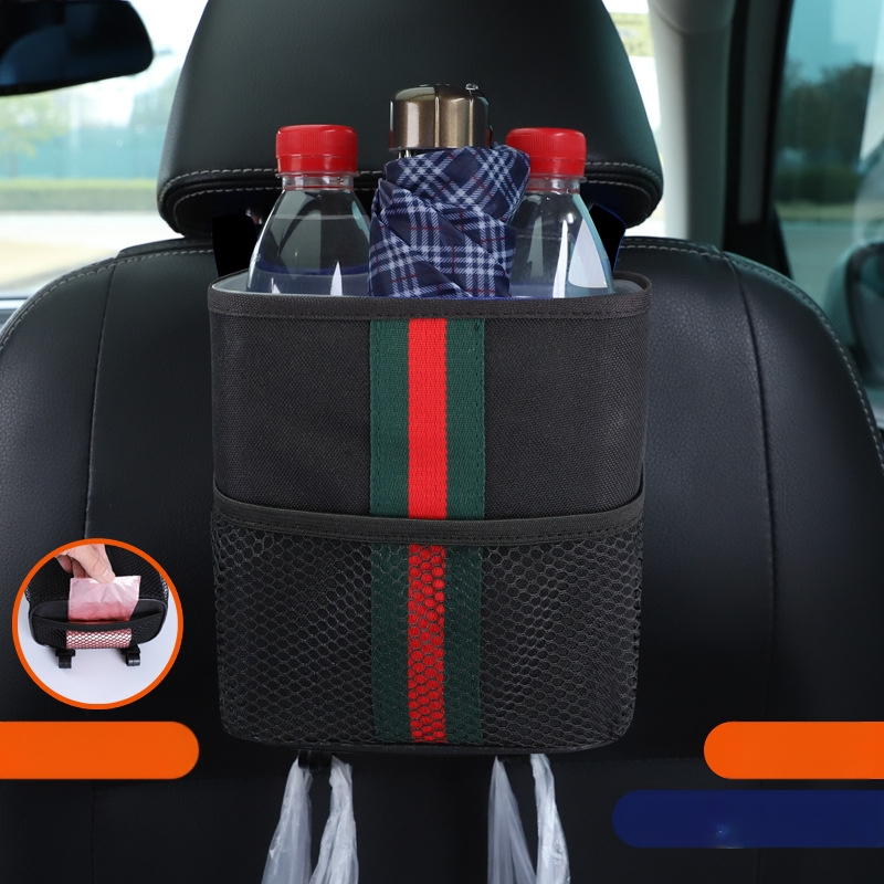 Automobiļa aizmugures sēdekļa karājas uzglabāšanas kārba, karikatūras dizains, ūdensizturīgs Oxford audums, ar logotipu