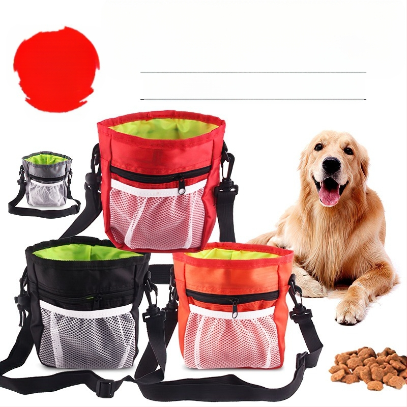 Siliconinė šunų mokymo juosmens rankinė su užkandžių skyreliu