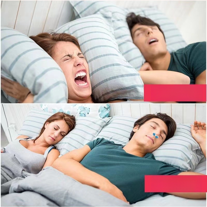 Silikon orrklipsz horkolás elleni eszköz, minimalist design, Kína eredetű