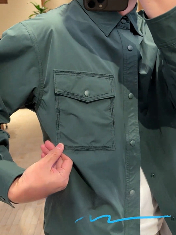 Liinist särk lapellõlise kraega, pikkade varrukatega, vaba lõige, ühes toonis, kevad 2025