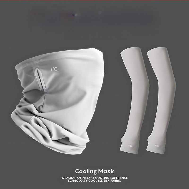 Ανδρικό σετ μάσκας προσώπου από σιλικόνη για προστασία από τον ήλιο, ορειβασία και ποδηλασία — UV προστασία, ενήλικες