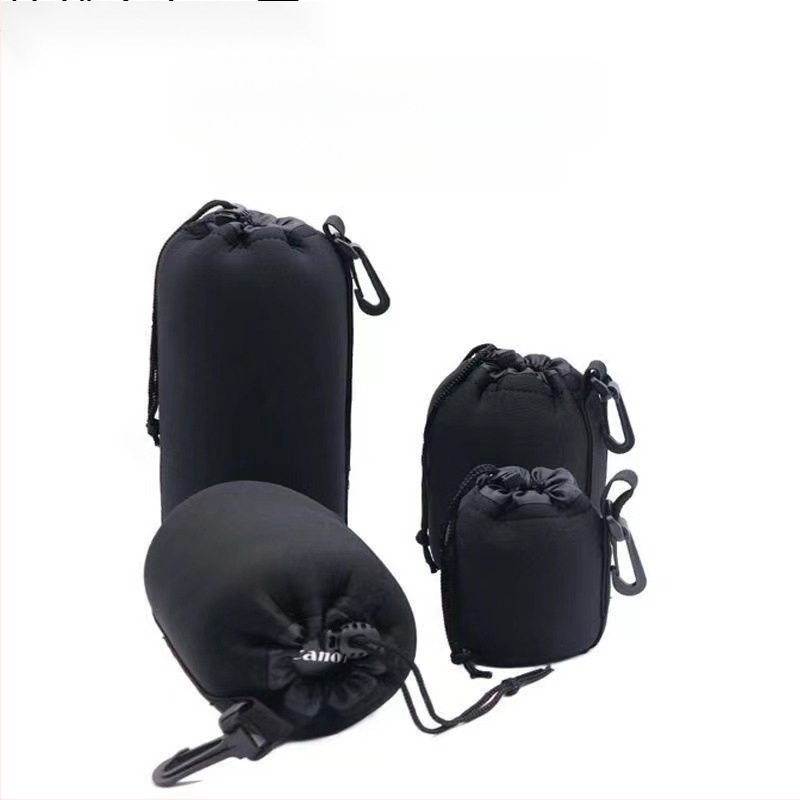 DSLR objektīva soma — ūdensizturīga, triecienizturīga, aizsargsegums objektīva caurulei, uzglabāšanas soma