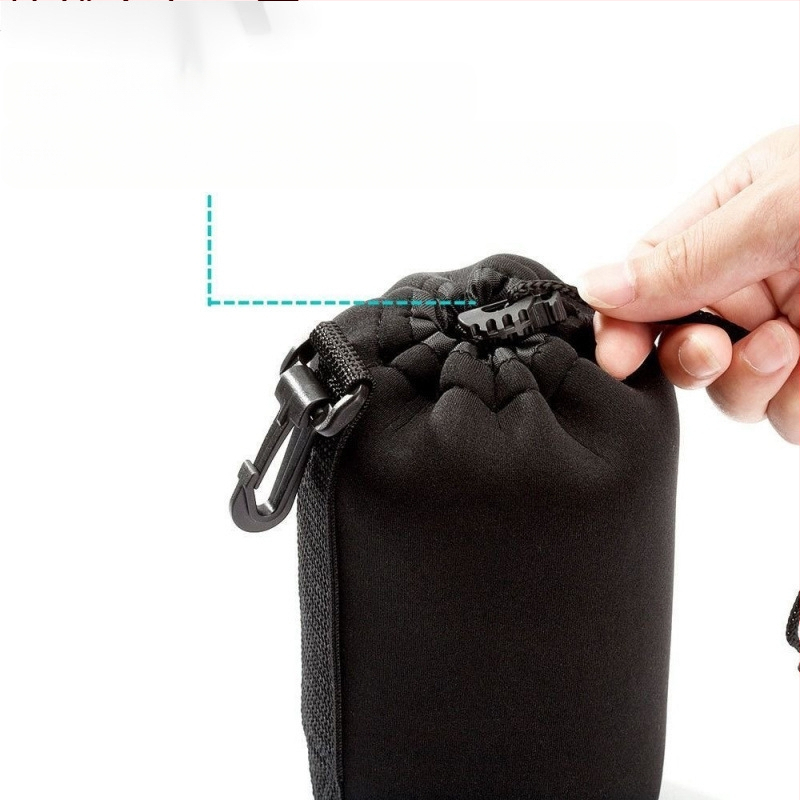 DSLR objektīva soma — ūdensizturīga, triecienizturīga, aizsargsegums objektīva caurulei, uzglabāšanas soma