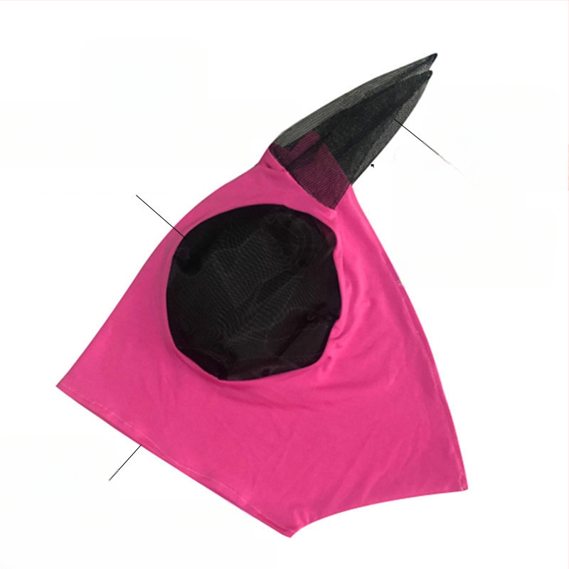 Elastinga arklio veido kaukė iš poliesterio su antiuodų ir vabzdžių apsauga | žirgų įranga