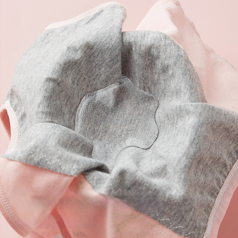 Djevojčice menstrualne gaćice, glavni materijal 95% pamuk, podstava u preponama 100% pamuk, trostruka zaštita od curenja