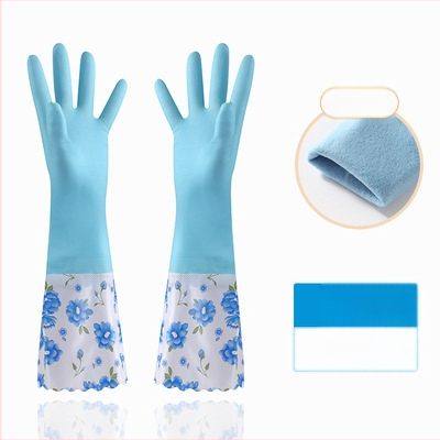 Lateks rukavice s baršunastom podstavom