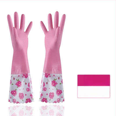 Lateks rukavice s baršunastom podstavom