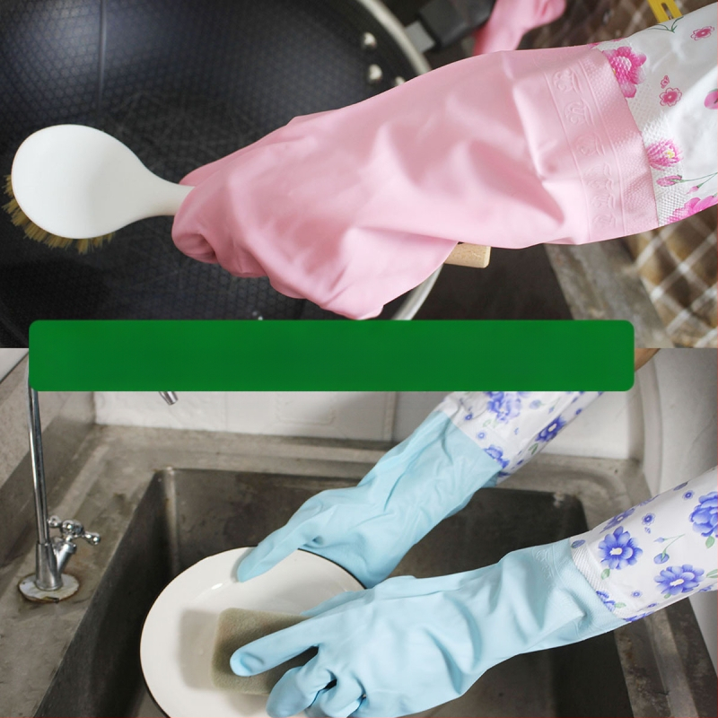 Lateks rukavice s baršunastom podstavom