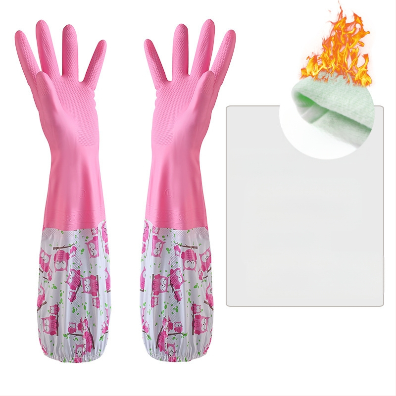 Lateks rukavice s baršunastom podstavom