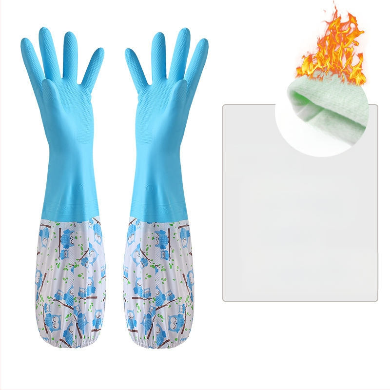 Lateks rukavice s baršunastom podstavom