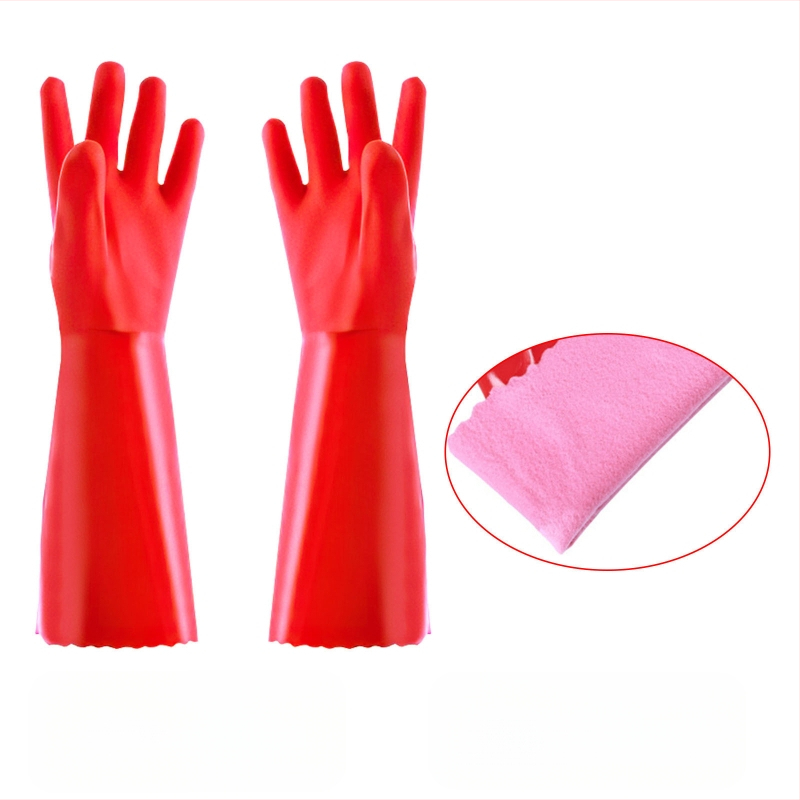 Lateks rukavice s baršunastom podstavom