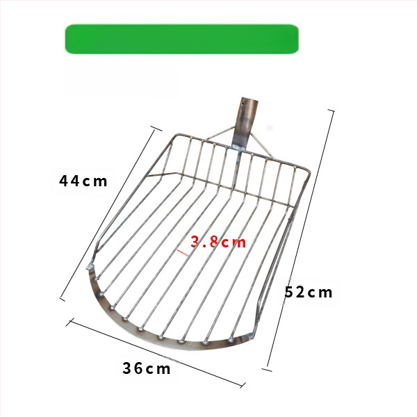 Kukurūzų šluotelės ir šakutės rinkinys — aukšto anglies plieno galva, medinė rankena, modelis BD-YM002, GRANPA