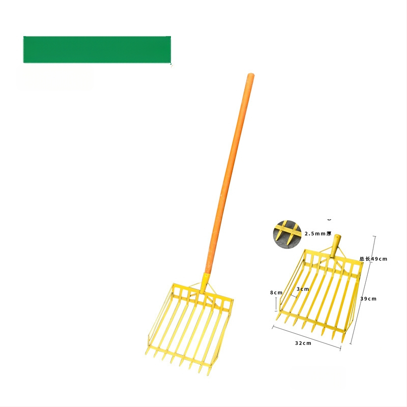 Kukurūzų šluotelės ir šakutės rinkinys — aukšto anglies plieno galva, medinė rankena, modelis BD-YM002, GRANPA