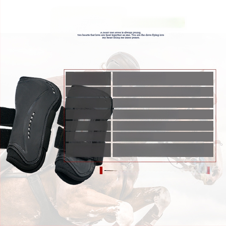 Конски гамаши за защита - дишащ дизайн, антиударна защита, произход Чанчжоу, марка Hundreds of chuang