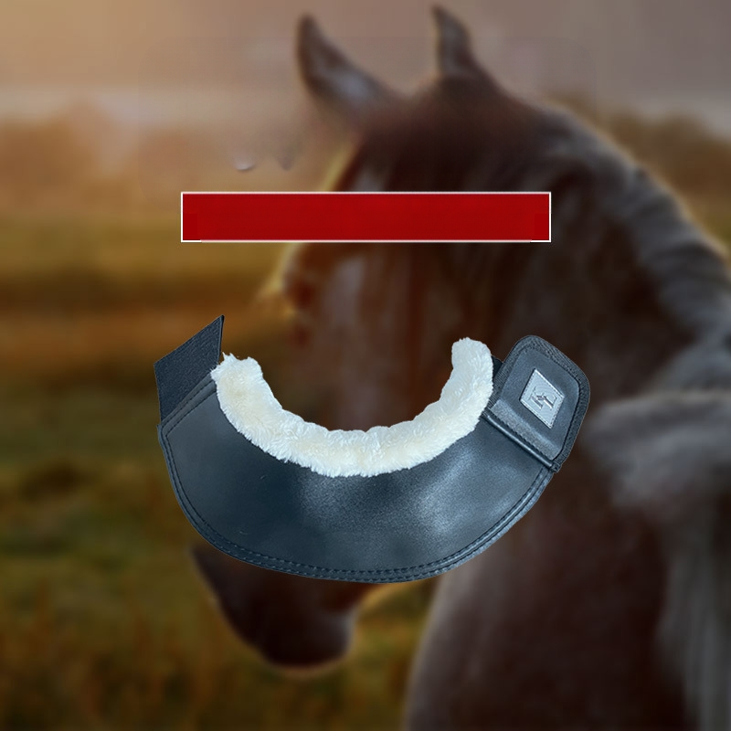 Защитно покритие за подкови — ударопоглъщащо, износоустойчиво, предпазващо китката; PU кожа, имитираща козья кожа; бутилен каучук; изкуствена вълна; възможност за обработка и персонализиране