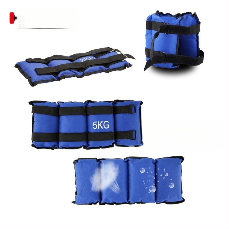 Helida leginsės su smėlio svoriais treniruotėms, reguliuojami čiurnos ir riešo svoriai