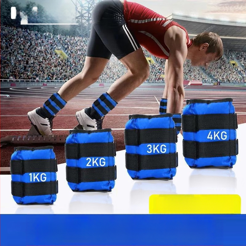 Helida leginsės su smėlio svoriais treniruotėms, reguliuojami čiurnos ir riešo svoriai