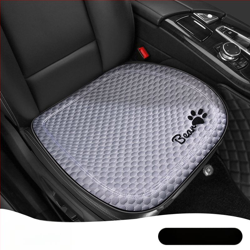 Κάλυμμα καθίσματος αυτοκινήτου για όλες τις εποχές, επίπεδος και απλός σχεδιασμός, επιφάνεια πολυεστέρα, γέμισμα δροσερό μετάξι.