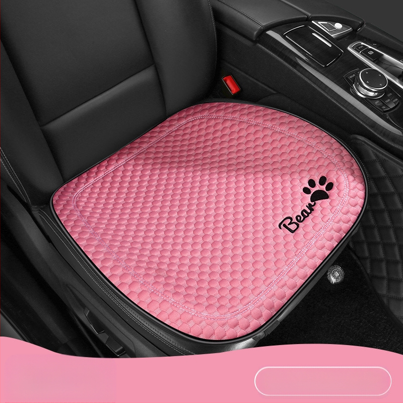 Κάλυμμα καθίσματος αυτοκινήτου για όλες τις εποχές, επίπεδος και απλός σχεδιασμός, επιφάνεια πολυεστέρα, γέμισμα δροσερό μετάξι.