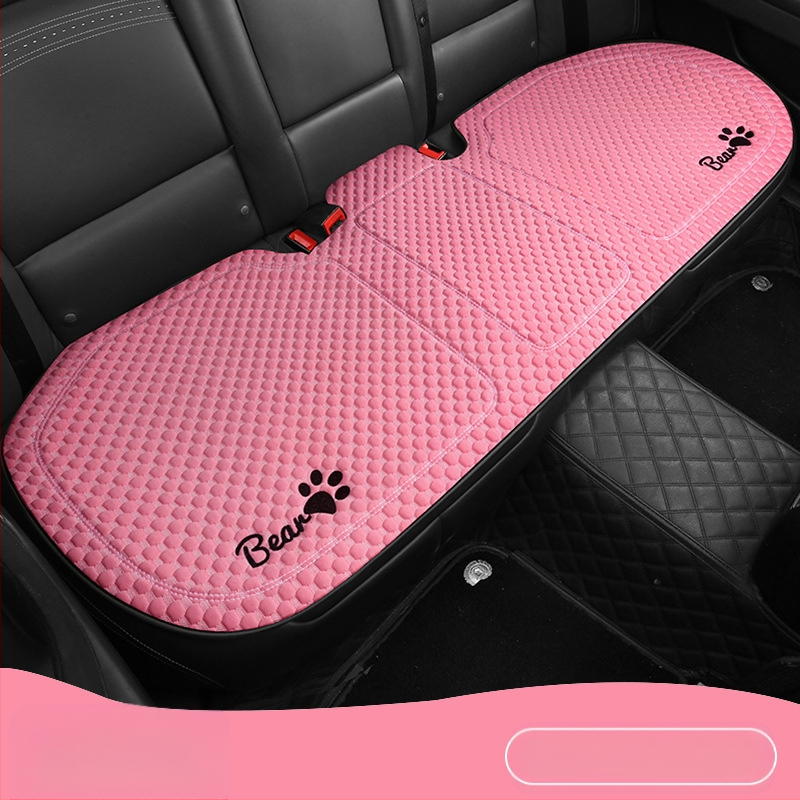 Κάλυμμα καθίσματος αυτοκινήτου για όλες τις εποχές, επίπεδος και απλός σχεδιασμός, επιφάνεια πολυεστέρα, γέμισμα δροσερό μετάξι.