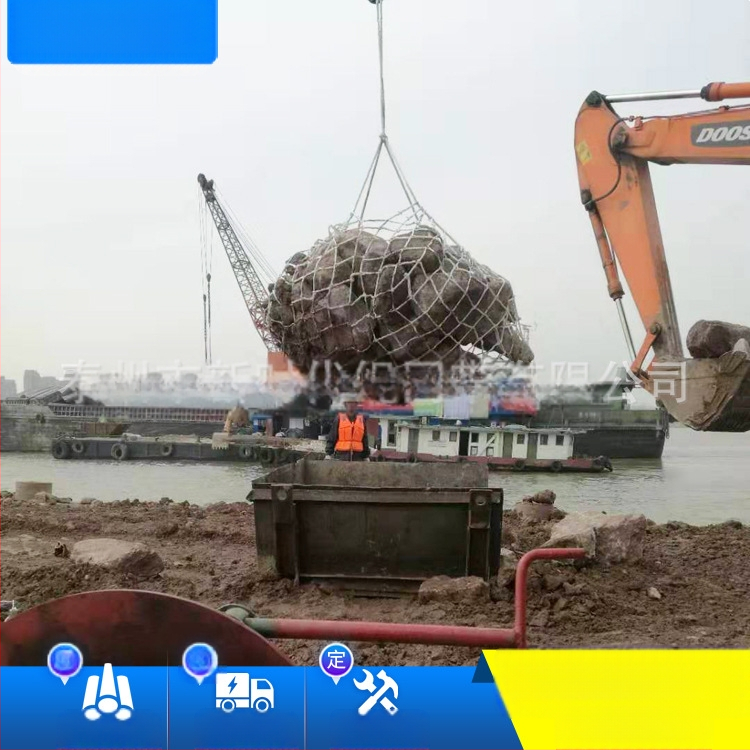 Polipropileniniai akmenų mėtymo tinklai – rekultyvacijai ir salų statybai, prekės ženklas New Era