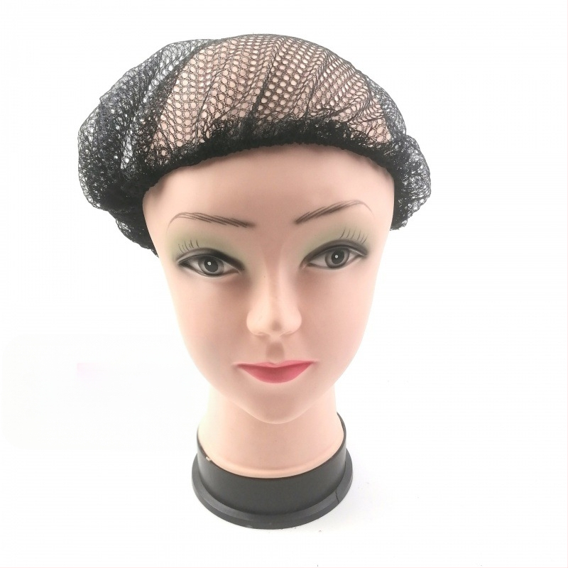 Vienkartinė plaukų tinklo skrybelė visai galvai, megzta tinklinė skrybėlė (medžiaga: audinys; procesas: mezgimas; skirta vyrams ir moterims; gamybos numeris: 003; pakuotė: masinė)