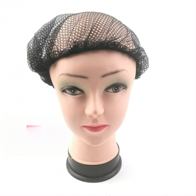 Vienkartinė plaukų tinklo skrybelė visai galvai, megzta tinklinė skrybėlė (medžiaga: audinys; procesas: mezgimas; skirta vyrams ir moterims; gamybos numeris: 003; pakuotė: masinė)