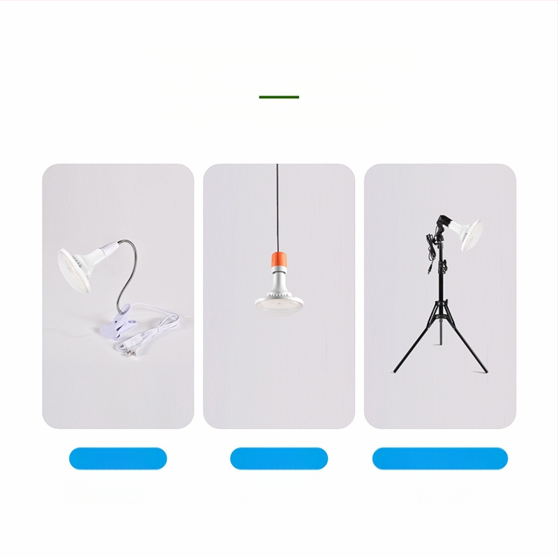 Augimo lemputė su pilnu spektru, E27 pagrindas, 24W, 2400 lm, IP44