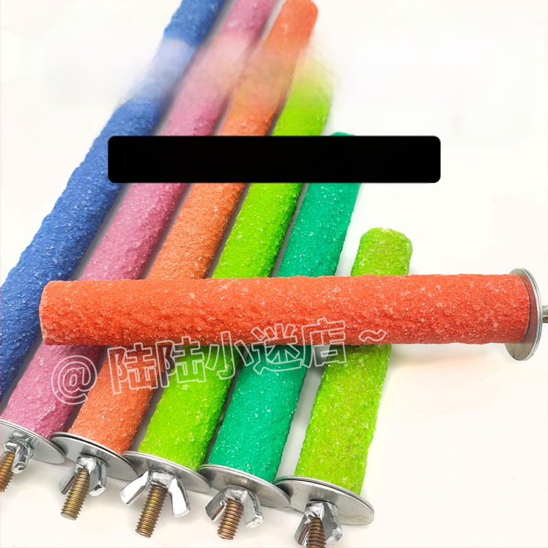 Играчки за папагали и птици с дъвчащи дървени пръчки, дървени стойки за пръчки и барове с тигров модел за клетки за птици (Материал: Друг; Произход: Друг; Импорт: Не)