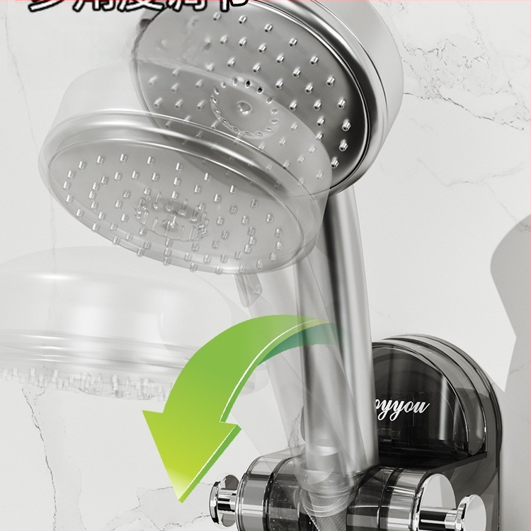 Suport de duș cu ventuză pentru uz casnic, certificat EU CE, material: floare de mătase, fără montaj