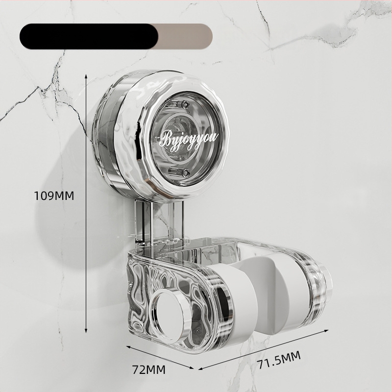 Suport de duș cu ventuză pentru uz casnic, certificat EU CE, material: floare de mătase, fără montaj