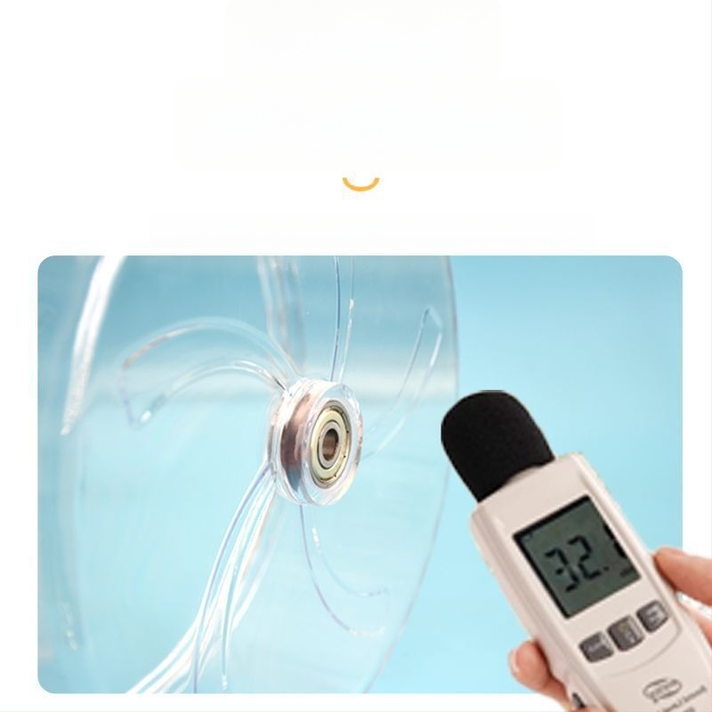 Caurspīdīgs hamsters skrējiens rats ar anti-jam dizainu, kluss darbs, PP materiāls